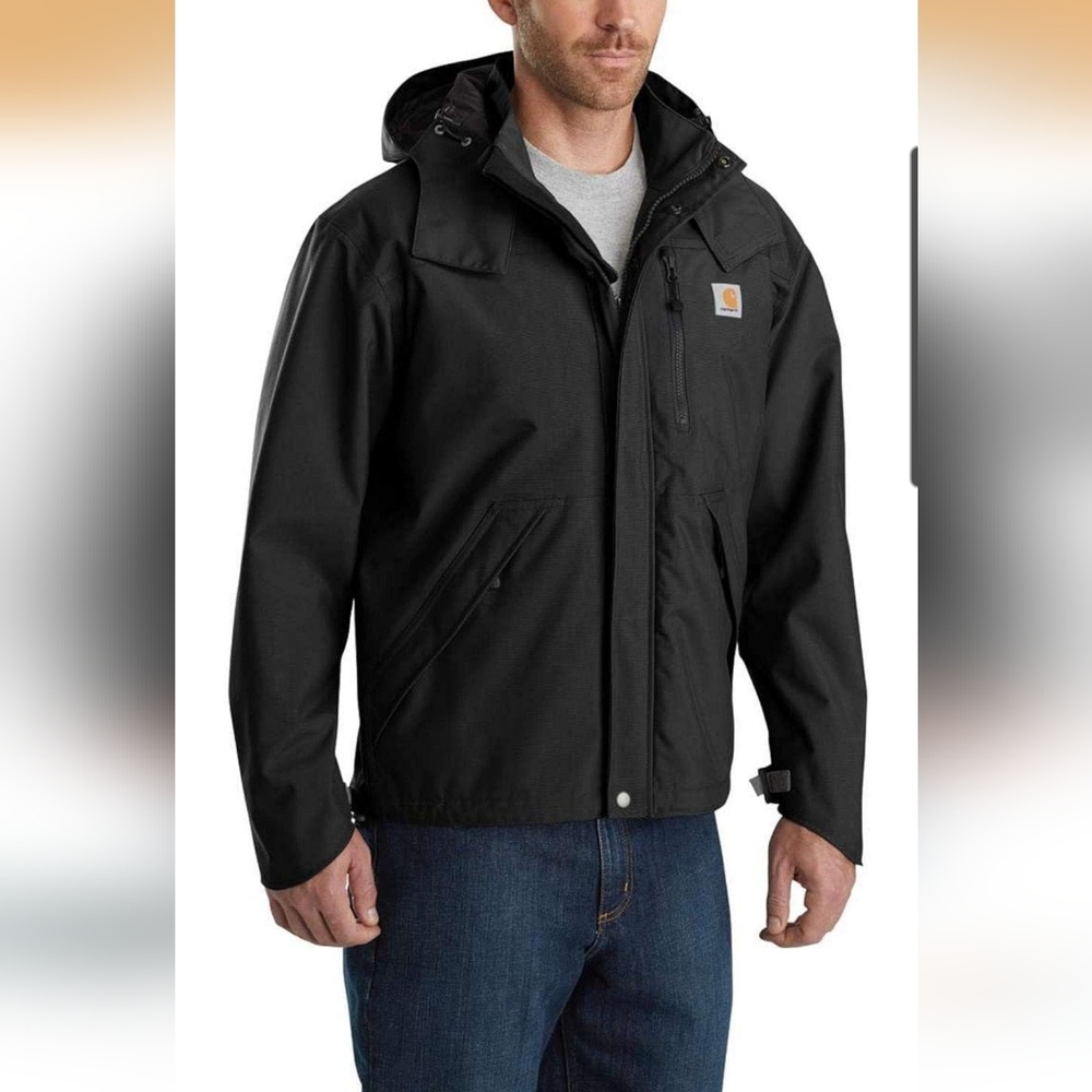 Carhartt Mens Storm Defender Loose Fit Heavyweight Jacket Work Utility Size S